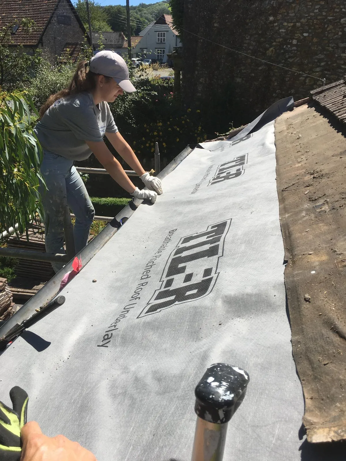 Roof maintenance work by HIGHVAC